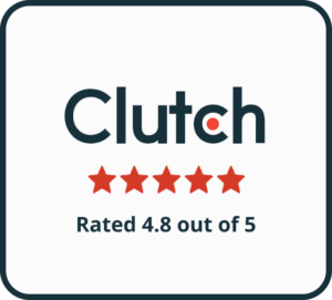 4.8 rating on Clutch - Blue Tea